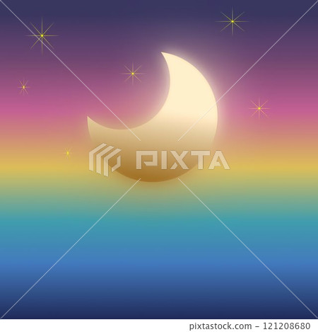 Beautiful moon illustration 2 Beautiful moon illustration 2 121208680