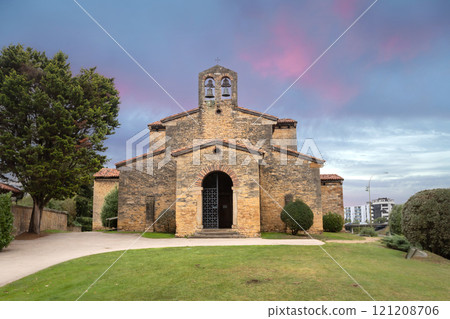 Iglesia de San Julian de los Prados in Oviedo, Spain 121208706