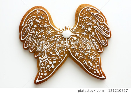 Delicious and Decorative Angel Wings Gingerbread Cookie for your holiday celebrations Delicious and Decorative Angel Wings Gingerbread Cookie for your holiday celebrations 121210837
