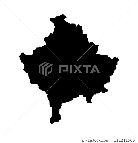 Kosovo Map Icon Kosovo Map Icon 121211509