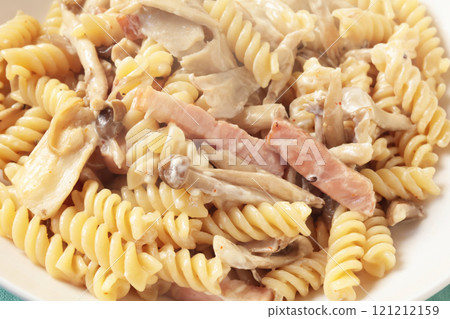 Mushrooms and bacon pasta Mushrooms and bacon pasta 121212159