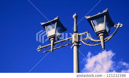 Blue sky and street light 121212386