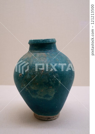7402 Blue-green glazed vase 7402 Blue-green glazed vase 121213500