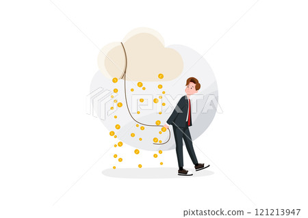 Business Activities Illustration concept. Flat illustration isolated on white background 121213947
