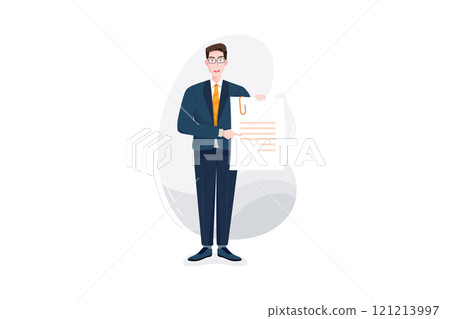 Business Activities Illustration concept. Flat illustration isolated on white background Business Activities Illustration concept. Flat illustration isolated on white background 121213997
