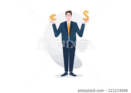 Business Activities Illustration concept. Flat illustration isolated on white background Business Activities Illustration concept. Flat illustration isolated on white background 121214006