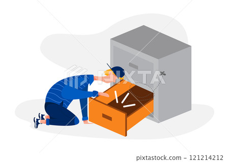 Empty States Illustration concept on white background Empty States Illustration concept on white background 121214212