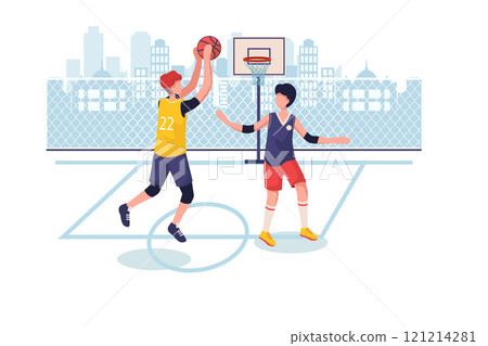 Sport Activities Illustration concept on white background 121214281