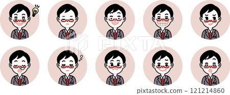 常見男性臉部表情圖示集(搞笑臉部表情) 常見男性臉部表情圖示集(搞笑臉部表情) 121214860