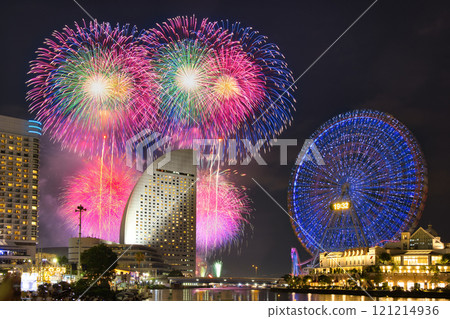 Minato Mirai fireworks 121214936