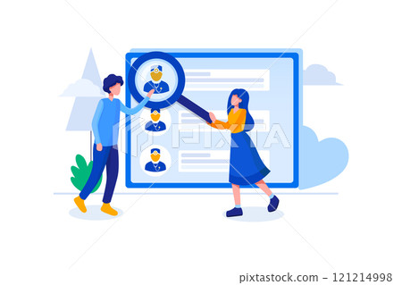 Leisure Activities Illustration concept on white background 121214998