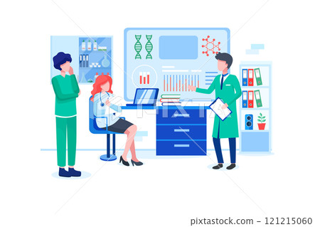 Healthcare and Medical Illustration concept on white background Healthcare and Medical Illustration concept on white background 121215060