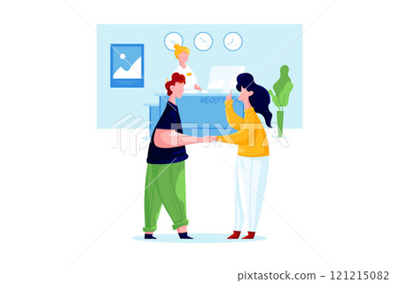 Business Startup Illustration concept. Flat illustration isolated on white background 121215082