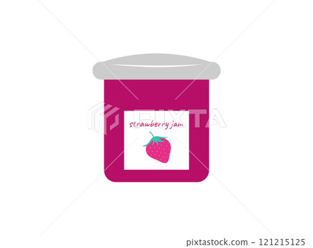 strawberry jam in a jar 121215125