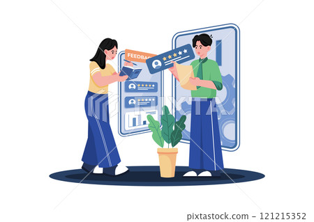 Support team leader guides agents using customer feedback. 121215352