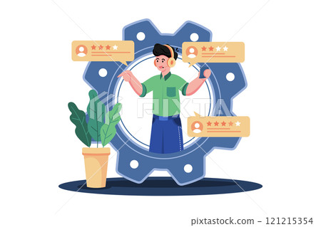 Technical support seeks customer feedback to improve service quality. 121215354