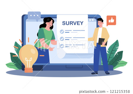 Respondents provide insights in survey responses. 121215358