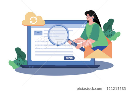 Email service provides robust search capabilities. 121215383