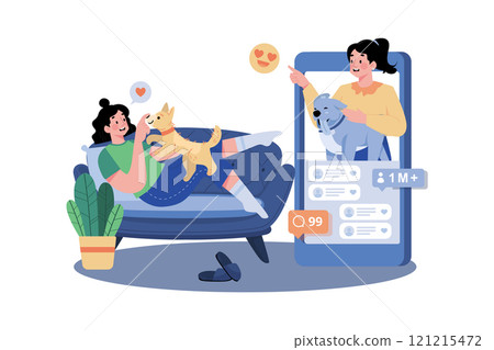 Hobbyist shares interests and connects. Hobbyist shares interests and connects. 121215472