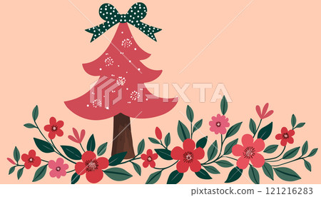Whimsical Spring Tree Scene Whimsical Spring Tree Scene 121216283