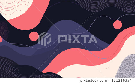 Abstract Wave Pattern 121216354