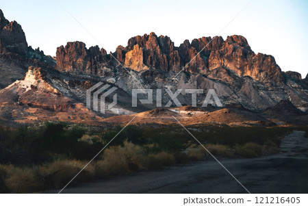 Rugged Desert Mountainscape 121216405