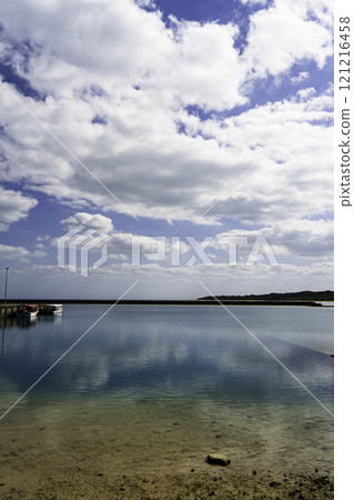 blue sea and sky 121216458