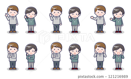 Men and women in casual clothes 03 121216989