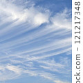 Clouds flowing in the blue sky 121217348
