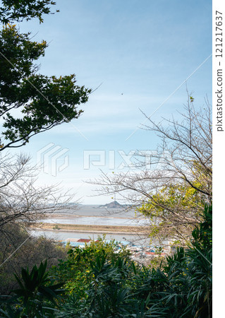 Wolmyeong Park sea view in Gunsan, Korea Wolmyeong Park sea view in Gunsan, Korea 121217637