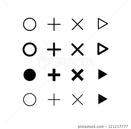 Mark Icon Set Mark Icon Set 121217777