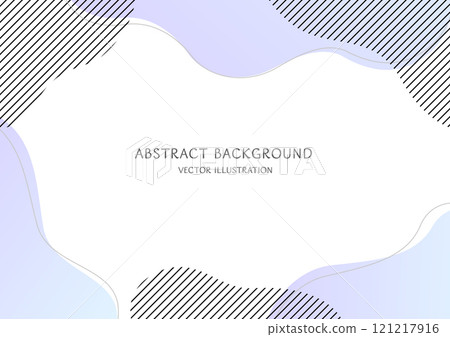 Background material of simple and abstract shapes made with pastel color gradations. A size vector illustration 121217916