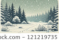 Snowing Forest 121219735