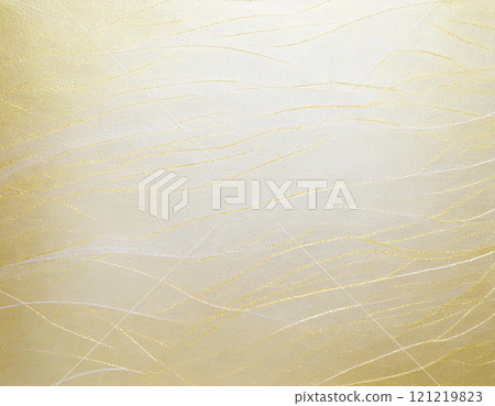 Beige washi paper texture with gold leaf Generative AI Beige washi paper texture with gold leaf Generative AI 121219823