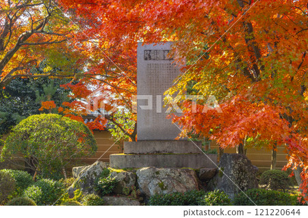秋天的京都、Myohoin、秋葉覆蓋的七王紀念碑 秋天的京都、Myohoin、秋葉覆蓋的七王紀念碑 121220644