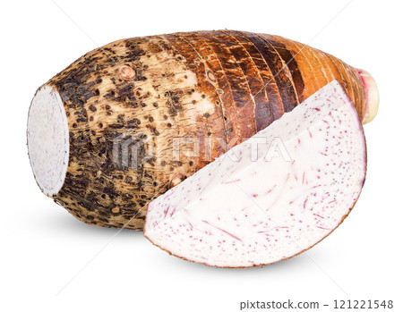 Taro isolated on the white background 121221548