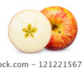 Top view apple isolated on white clipping path 121221567