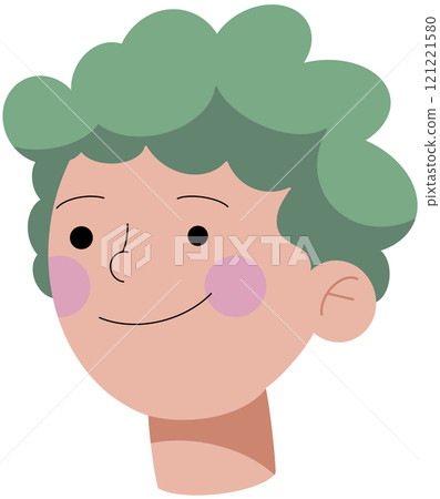 Male and Female Avatar Flat Illustration Male and Female Avatar Flat Illustration 121221580