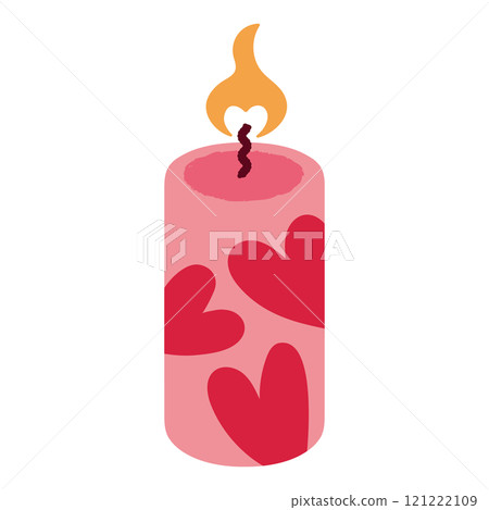 Romantic Heart Candle LOVE Candle 121222109
