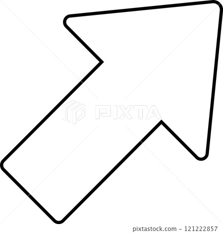 Upward arrow icon 121222857