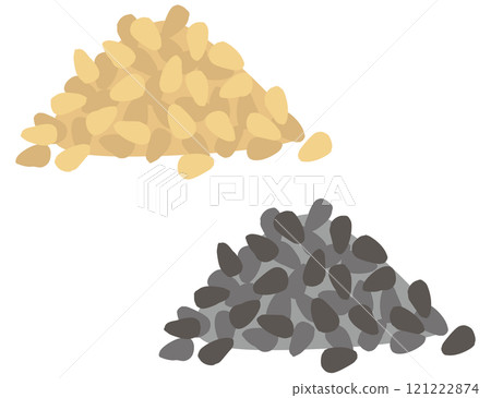 白芝麻和黑芝麻 121222874