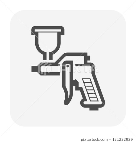 Spray paint tool vector icon. Spray paint tool vector icon. 121222929