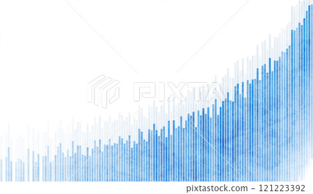 Abstract growing financial graph chart background 121223392