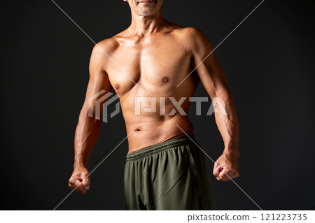 健美運動員身體美容部位 121223735