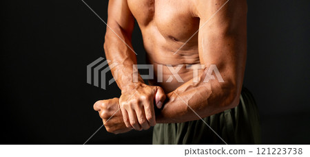 Bodybuilder, physical beauty, parts Bodybuilder, physical beauty, parts 121223738