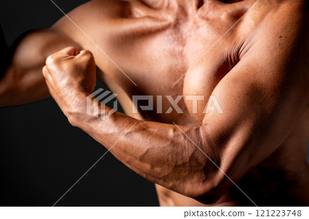 健美運動員身體美容部位 121223748