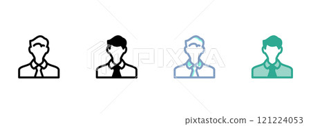 Simple vector icon on a theme office worker Simple vector icon on a theme office worker 121224053