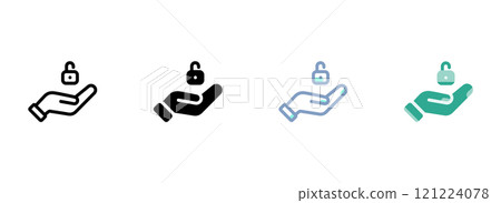 Simple vector icon on a theme help, security Simple vector icon on a theme help, security 121224078
