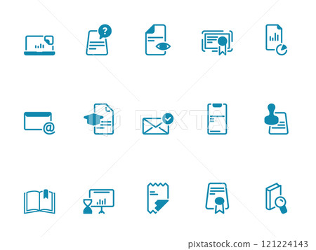 Simple vector icon on a theme files and documents Simple vector icon on a theme files and documents 121224143