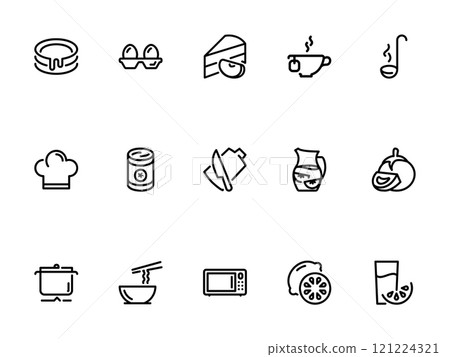 Simple vector icon on a theme cuisine, food, drinks, juice, soup Simple vector icon on a theme cuisine, food, drinks, juice, soup 121224321